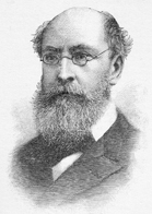 Benjamin Apthorp Gould (1824-1896), el fundador del entonces Observatorio Nacional Argentino, en Córdoba (hoy dependiente de la Universidad Nacional de Córdoba), que dirigió entre 1868 y 1885. Grabado de la enciclopedia Harper’s, Wikimedia Commons. 