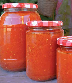 Salsa de tomate en conserva