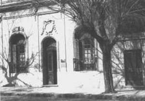 La modesta casa de Julián Álvarez donde se inaguró el Instituo.