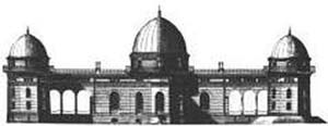 Fig. 2. Croquis de fachada del edificio principal del Astrophysikalisches Institut de Potsdam, 1890.